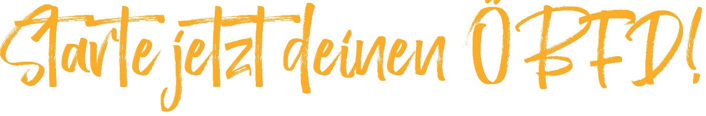 Starte jetzt deinen ÖBFD! 